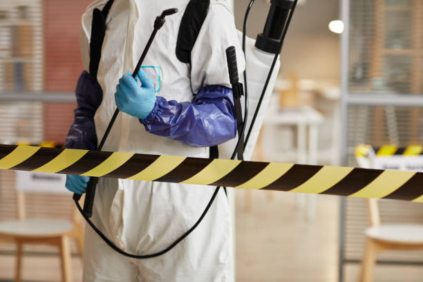 Professional Biohazard Cleanup technician working in Howell, MI